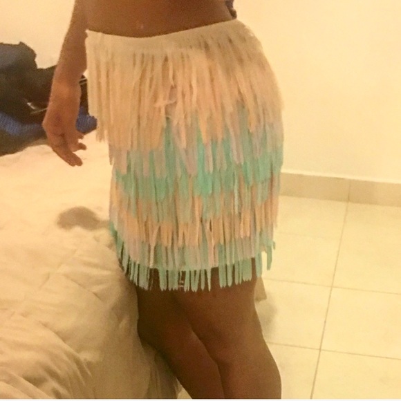 Colorful Mini Skirt - Picture 3 of 3